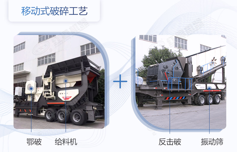 石料破碎车的配置设备种类多